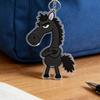2Pcs Arm-Crossing Horse Keychain Acrylic Bag Charm Pendant Year of Horse 2026 Scratch-Resistant Key Ring Backpacks Accessories