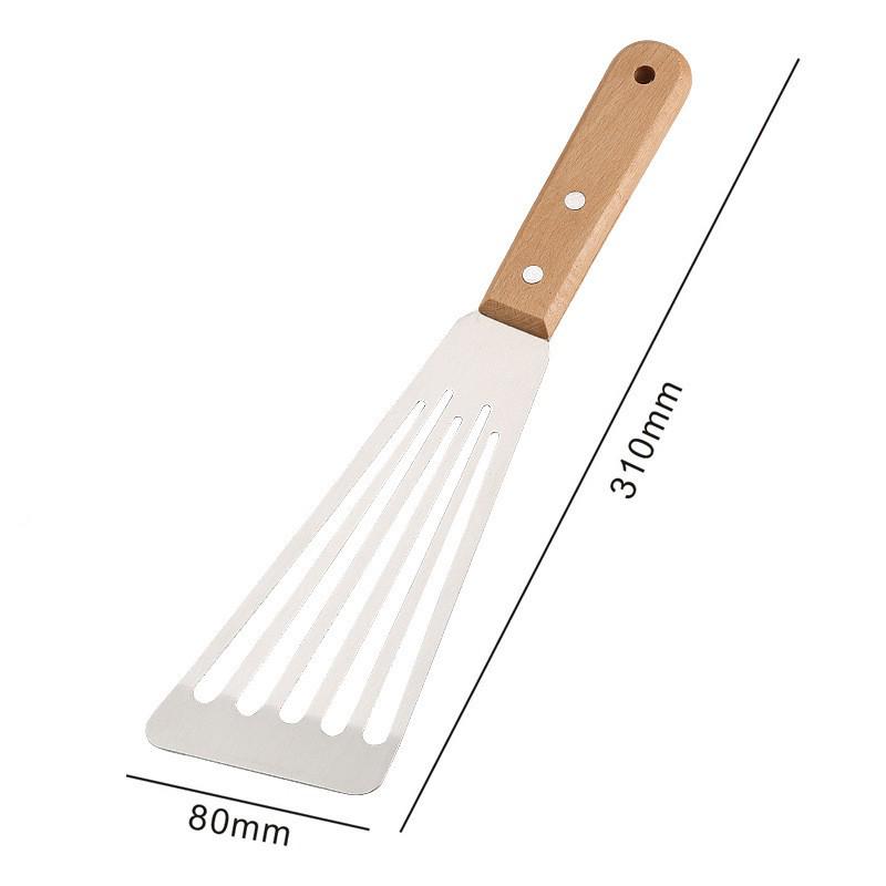 Stainless Steel Tiramisu & Teppanyaki Cooking Spatula for Pancakes and Crepes