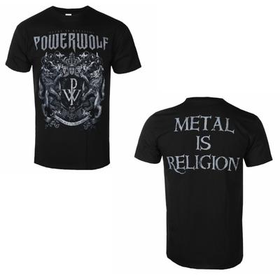 Powerwolf Band Graphic Cotton T-shirt Unisex Summer Short Sleeve Fashion Brand Tee Luxury Casual Vintage Retro Top