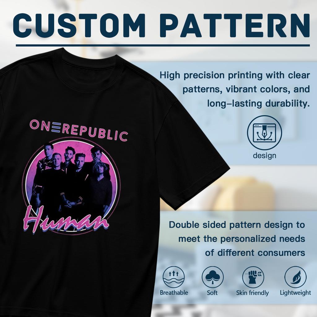 Sale VTG OneRepublic Band Human Tour Cotton Full Size Unisex Shirt