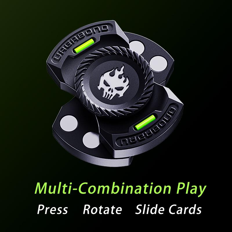 3-in-1 ADHD Focus Tool: Magnetic Fidget Spinner & Push Bubble Toy. Relieve Anxiety & Stress for Kids & Gadget EDC Toy Fidget Toy