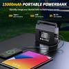 4000A Jump Starter with Air Compressor 150PSI 12V Smart Portable Car Jump Starter All Gas 8.0L Diesel 15000mAh Power Bank Jumpe