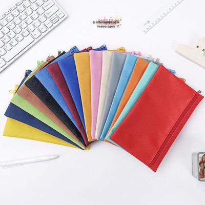 Custom Logo Dirt-Resistant Student Document Bag - Large Capacity Single-Layer Pen and Stationery Holder