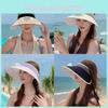 Summer Sun Protection Hat With Equipped With A Charging Fan And Uv Block For Women Outdoor Casual Wear
