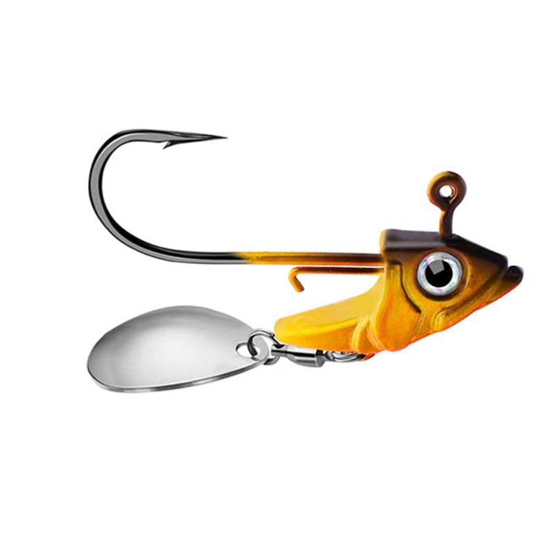 High-Performance Lead Jig Head Crank Hooks for Soft Worm Wobbler Lure Fishing - 7g to 15g - for Catching More Fish