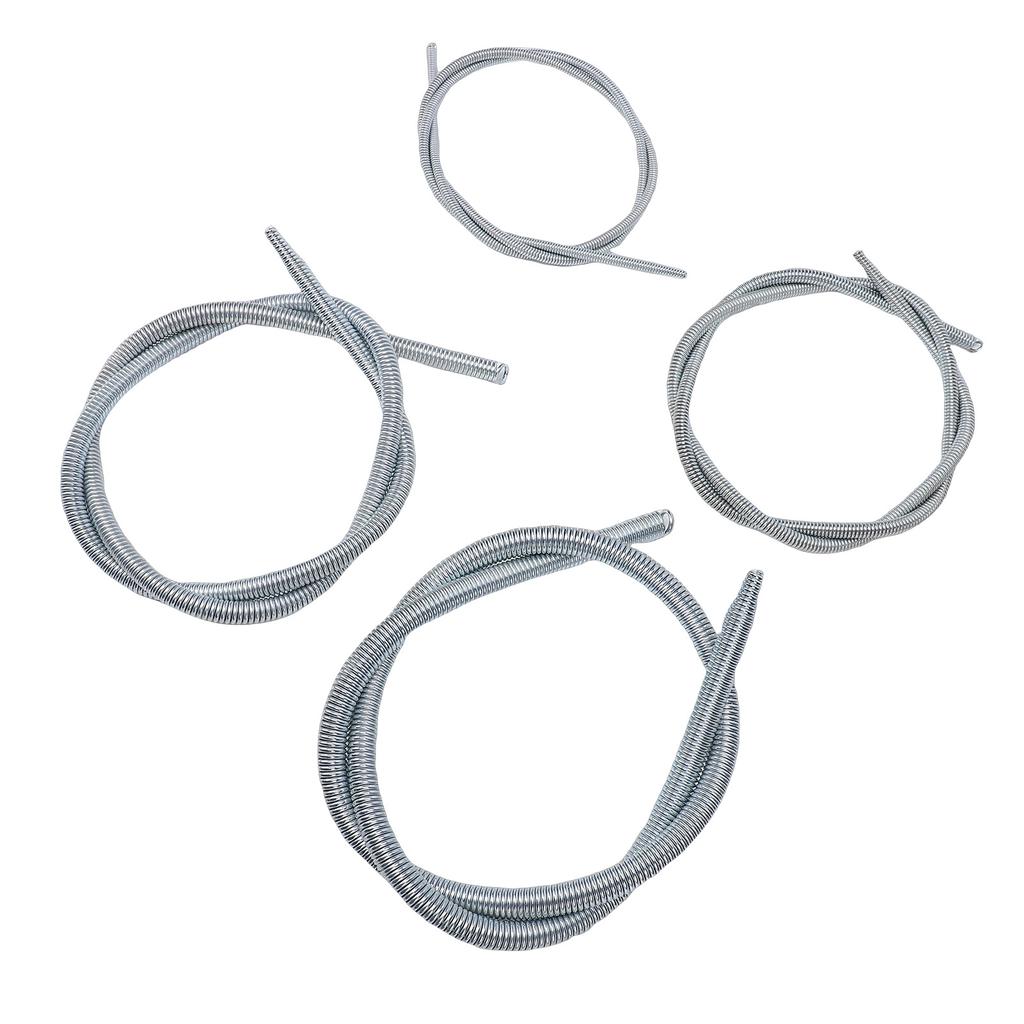 Spring Tubing Benders Kit 3 8 1 2 5 8 3 4in 4 in 1 Tube Bender Set for Copper Aluminum Thin Steel Tubes 43.31in 1100mm L