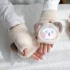Cartoon Animals Cartoon Winter Gloves Flip Cover Plush Pig Gloves Kawaii Children Gloves  Women