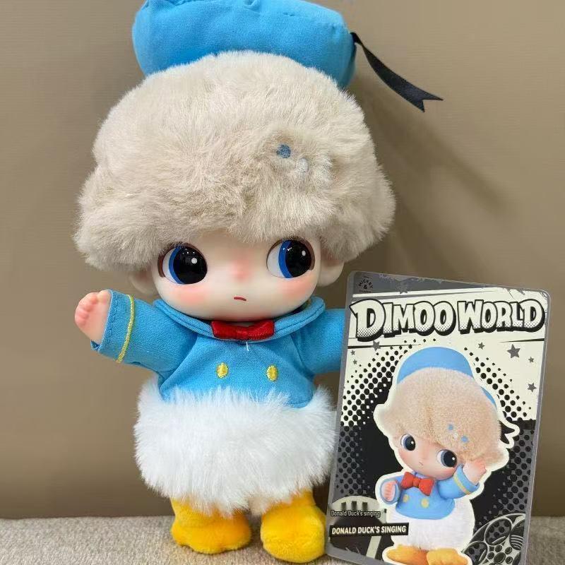 Trendy DIMOO Di Mo Vinyl Figure Plush Keychain Blind Box Gift