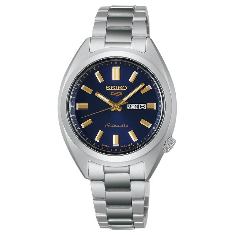 

SEIKO Sports Series 100m Waterproof Automatic/Manual Mechanical Movement Steel Strap 32mm Women s Watch Blue Dial SRE021K1
