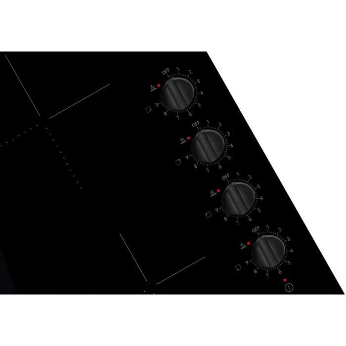 Table Vitrocéramique - FAGOR - FAVM3540 - 4 plaques de cuisson - Noir - 56 cm x 49 cm