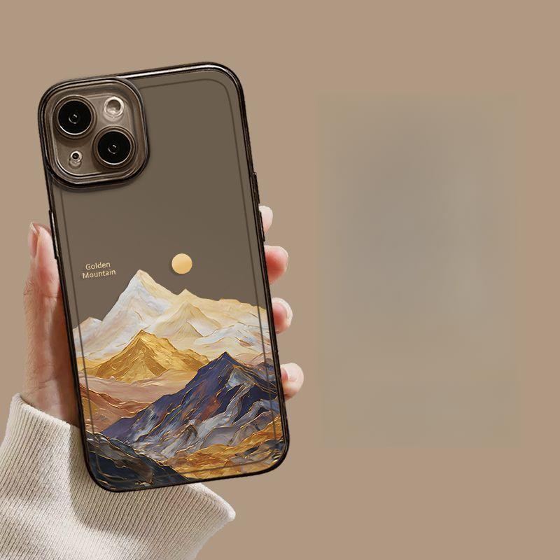 Snow Mountain of Sunrise Annapurna II Cell Phone Case For iPhone 17 16 15 11 12 14 13 Pro Max Mini XS XR 7 8 Plus Silica Cover