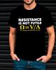 Resistance Is Not Futile Funny Nerd Electrician Science Equation Gift T-Shirt