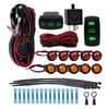 ATV Turn Signal Kit with Street Turn Signal Light Switch Flasher for Can-Am Rhino Teryx