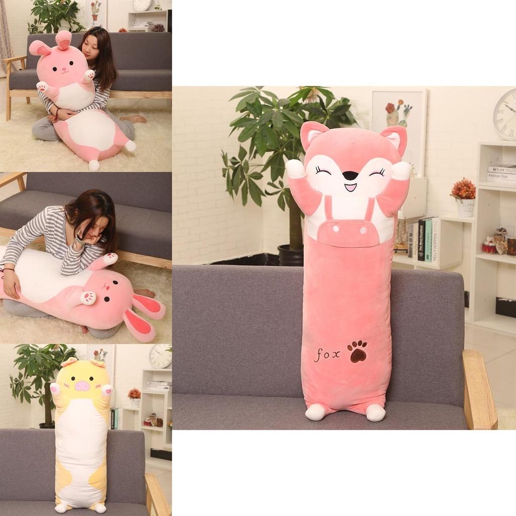 Large And Flexible Soft Plush Fabric Pillow For Cozy Sleeping