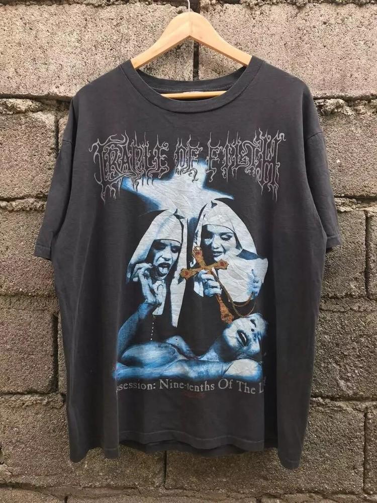 Cradle Of Filth Possession Nine Tenths Of The Lord 1998 Черная Унисекс Футболка Унисекс Футболка L
