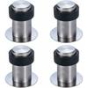 6cm Stainless Steel Adhesive Floor Door Stopper Door Stopper (Pack of 4)-6cm