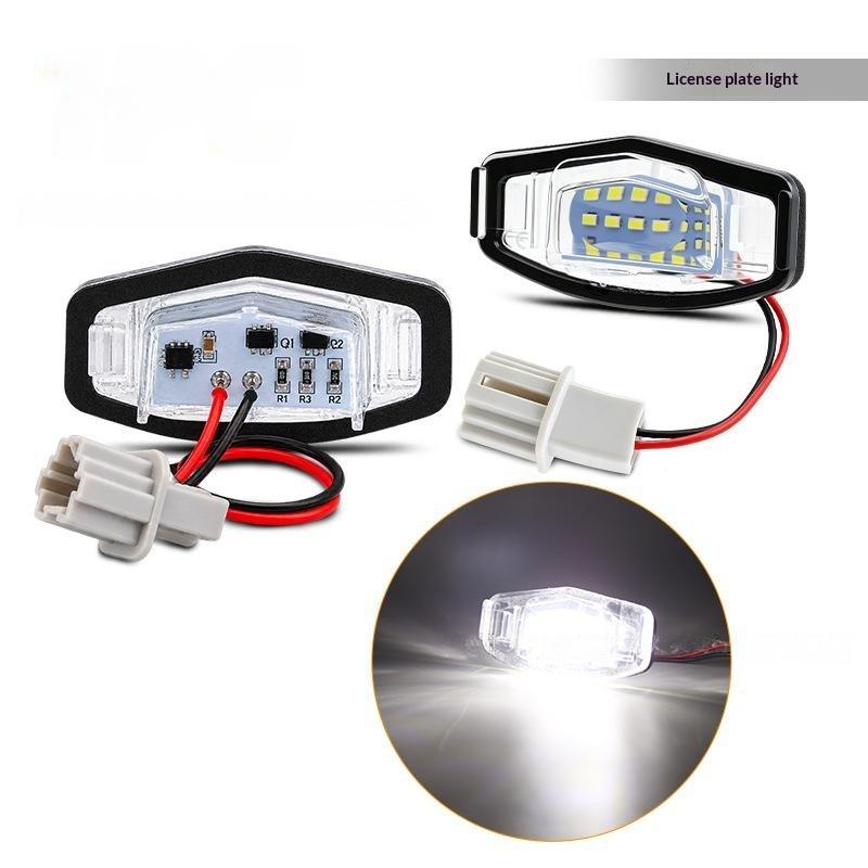 For Accord Civic 7 8 9 City Mr-V Mrv Mileage Lenend Acura Ilx Tsx Rl Tl Mdx 1/2Pcs Number License Plate Led Light