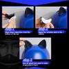 Lewtemi 4 Pairs Helmet Devil Horns Motorcycle Helmet Accessories Cat Ears Devil Wings Horns with Adhesive Suction Cup Ski Bike Accessories for Women
