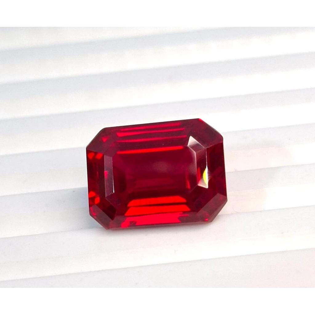Certified Natural Red Ruby Emerald 12-14 Ct AAA Loose Gemstone