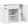 Sideboard White 88 x 30 x 70 cm Particleboard