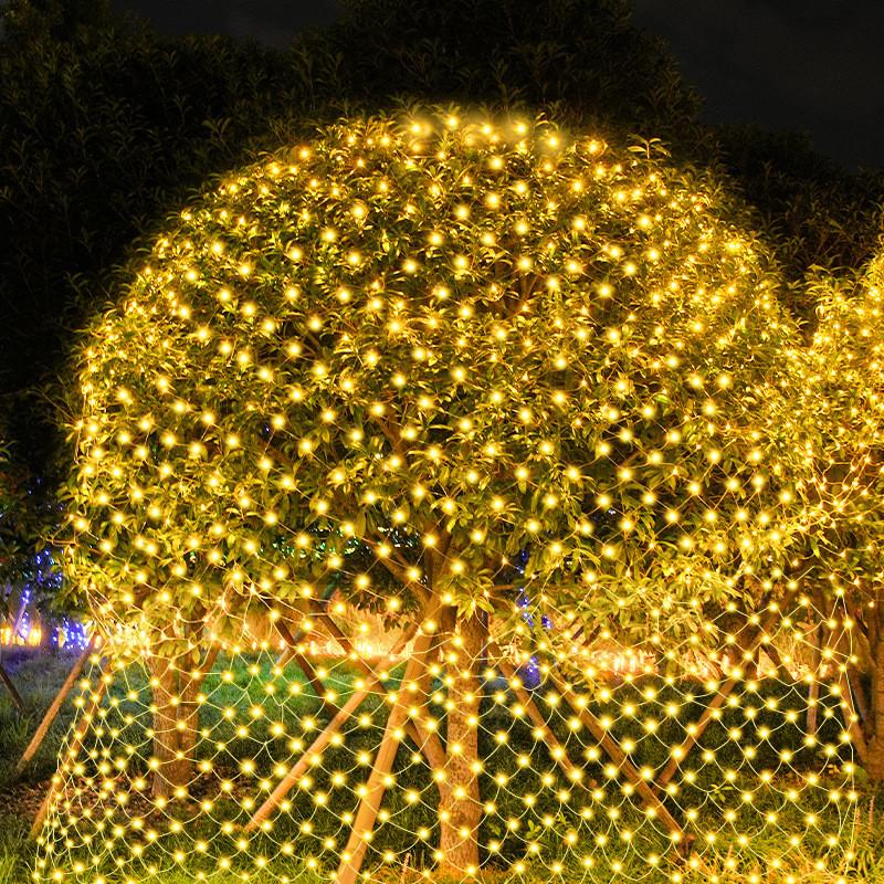 Light Colored Mesh String Rain Protection Christmas Decoration Courtyards For