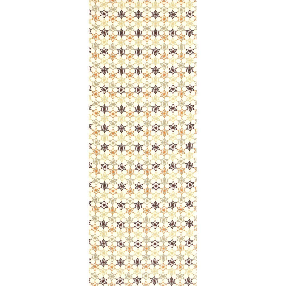 Hamamonyo Tenugui Marquetry Hemp Leaf Pattern Off White (Towel)