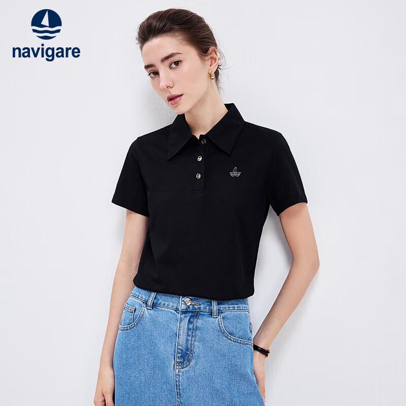 Navigare Women's Short Sleeve Polo Shirt 2325524504