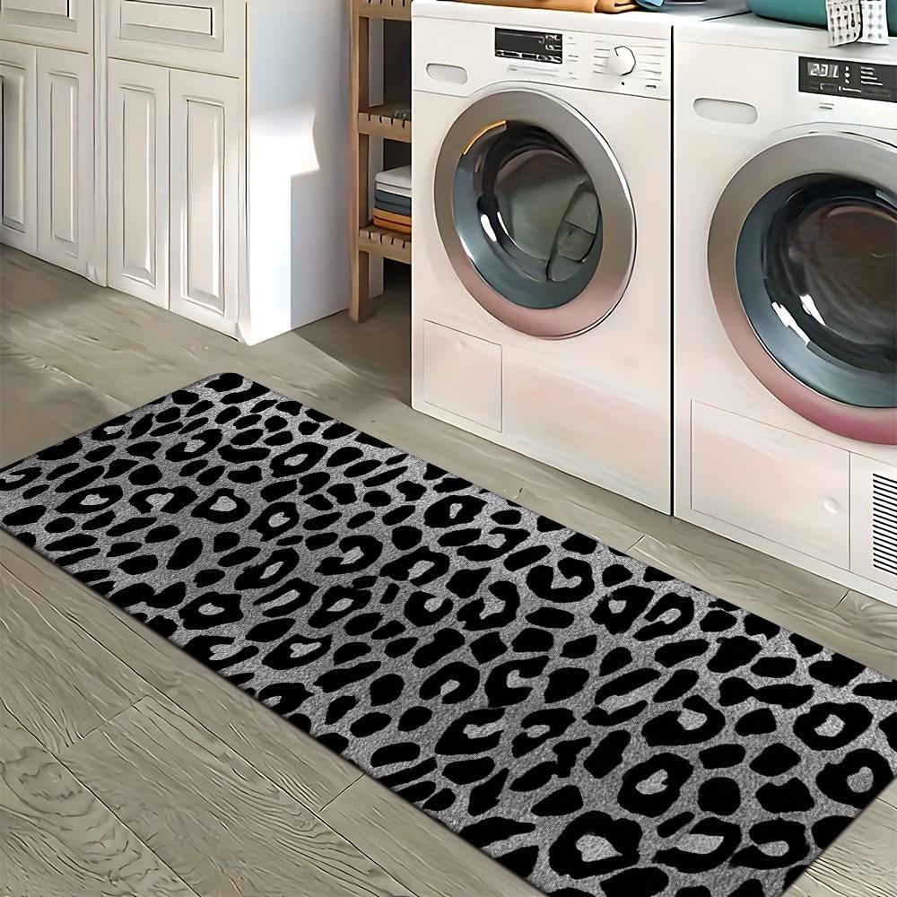 Klassiek Luipaardprint Vloerkleed: Antislip, Geluiddempende Hal- en Gangkleed, Slaapkamer Nachtkastje Tapijt, Woondecoratie 40x120cm 16x47inch