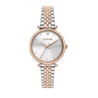 Etoile Two Tone Stainless Steel Silver Dial Quartz ME010294 Women's Watch