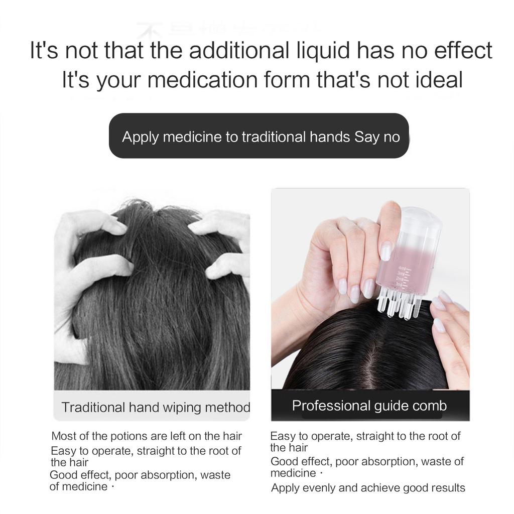Hair Oil Applicator Scalp Head Massager for Hair Growth Hair Root Comb Applicator Scalp Brush for Hair Treatment Oil