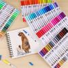 100 Farben Doppelspitzen Pinselstifte Malerei Kunstmarker Zeichnen