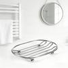 Metal Soap Dish Drainage Rack Rust Resistant Bathroom Shower Soap Holder Bathroom Accessories Minimalist Style Home Decoration