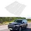 8pcs Mirror Effect Car Door Middle Column Window Center BC Pillar Post Cover Trim Fit For Toyota Land Cruiser J300 2022-2024