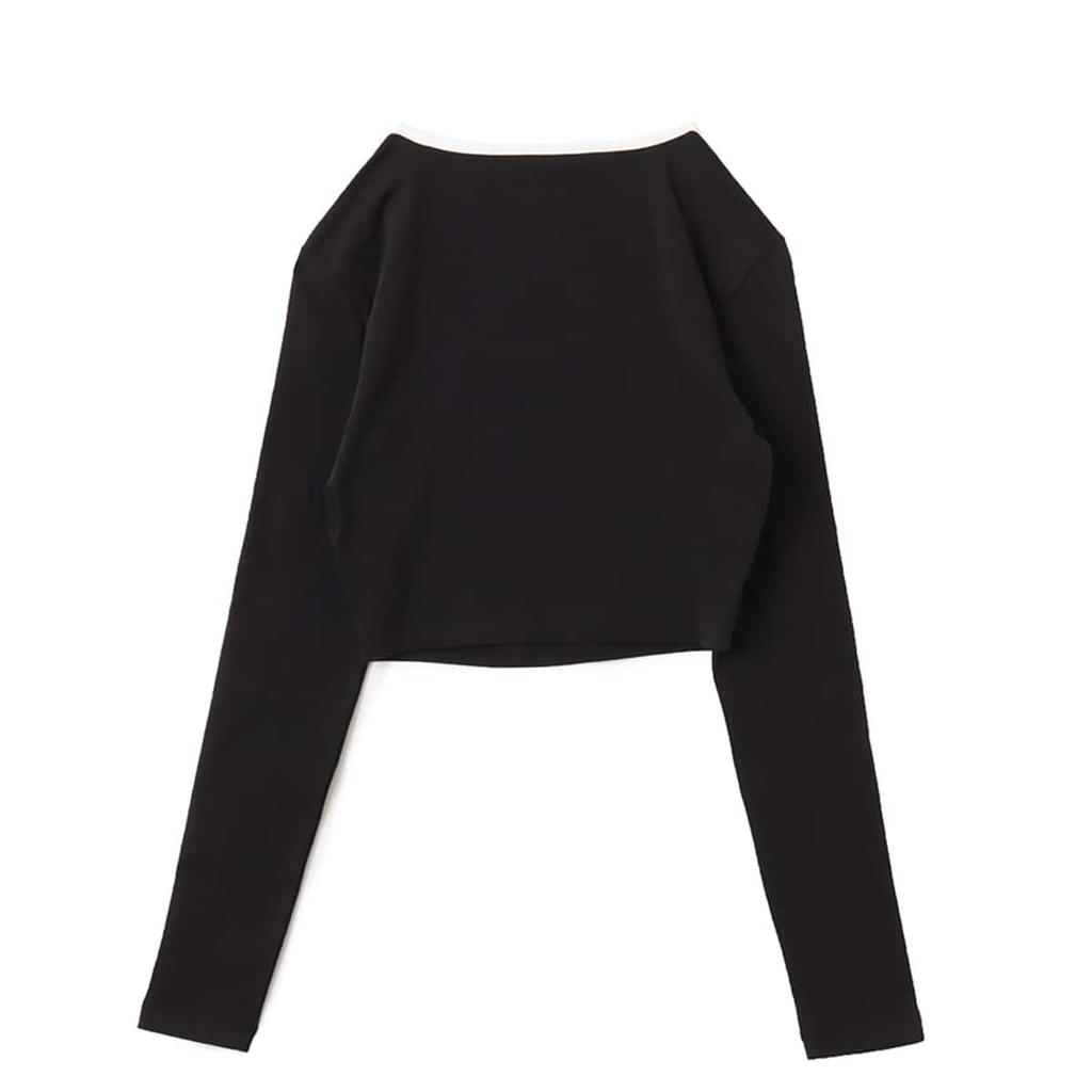 Adidas Originals 3 Streifen Crop Top Slim Fit Einfach Gestreift Langarm Damen Tops Schwarz JD4624