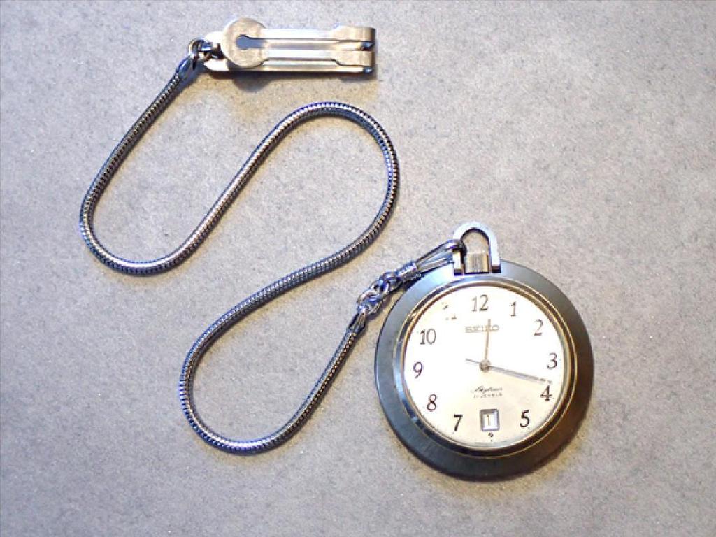 [USED] SEIKO Skyliner pocket watch, manual winding, working condition