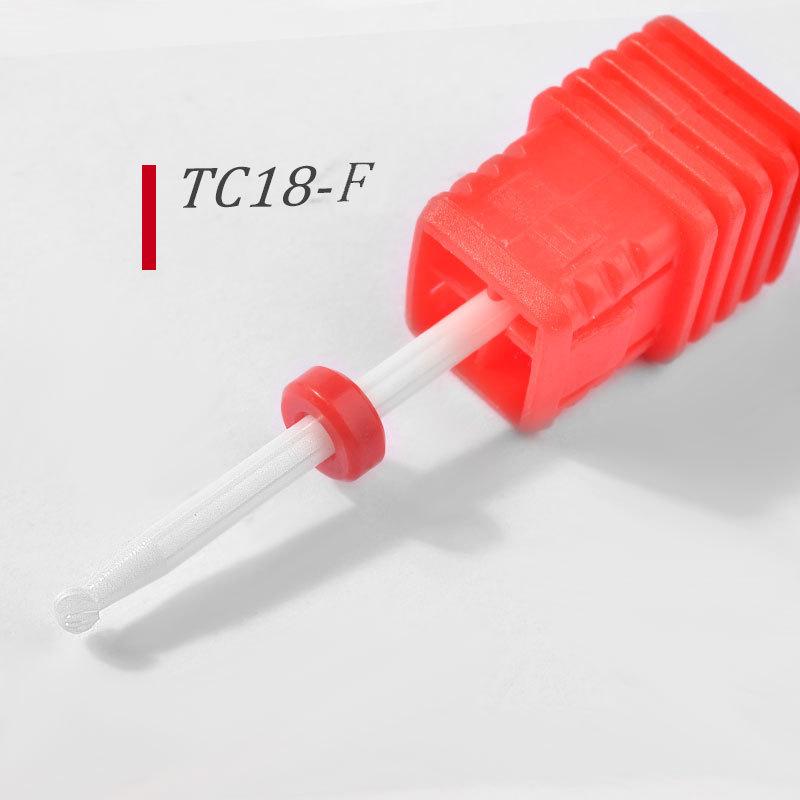 Ceramic Bullet-Shaped Nail Drill Bit for Nail and Dead Skin Removal