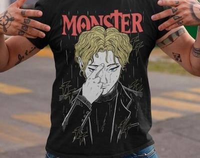 Monster Anime Shirt: Johan Liebert & Kenzo Tenma Fan Art