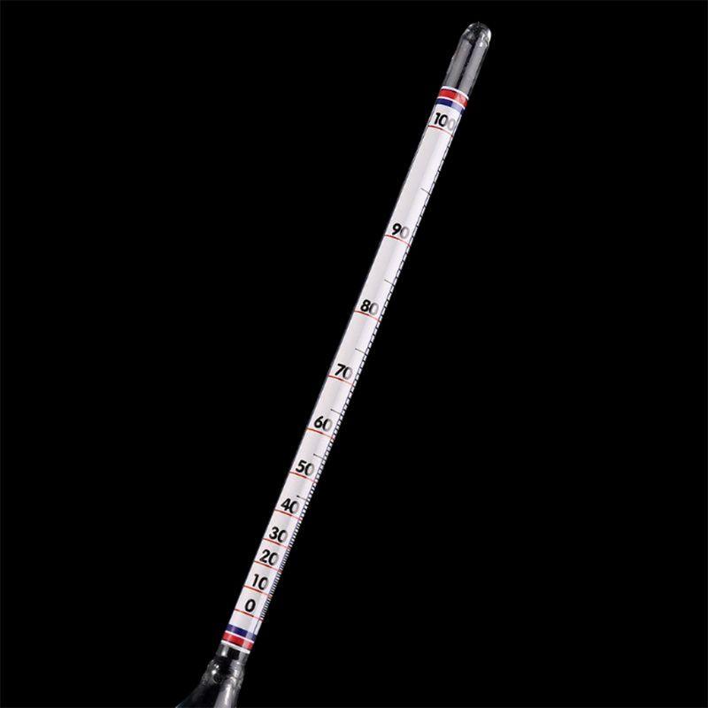 Hydrometer Tester Vintage Measuring Bottle Set Tools Alcoholmeter Alcohol Meter Wine Concentration Meter 0-100 Hydrometer Alcoho