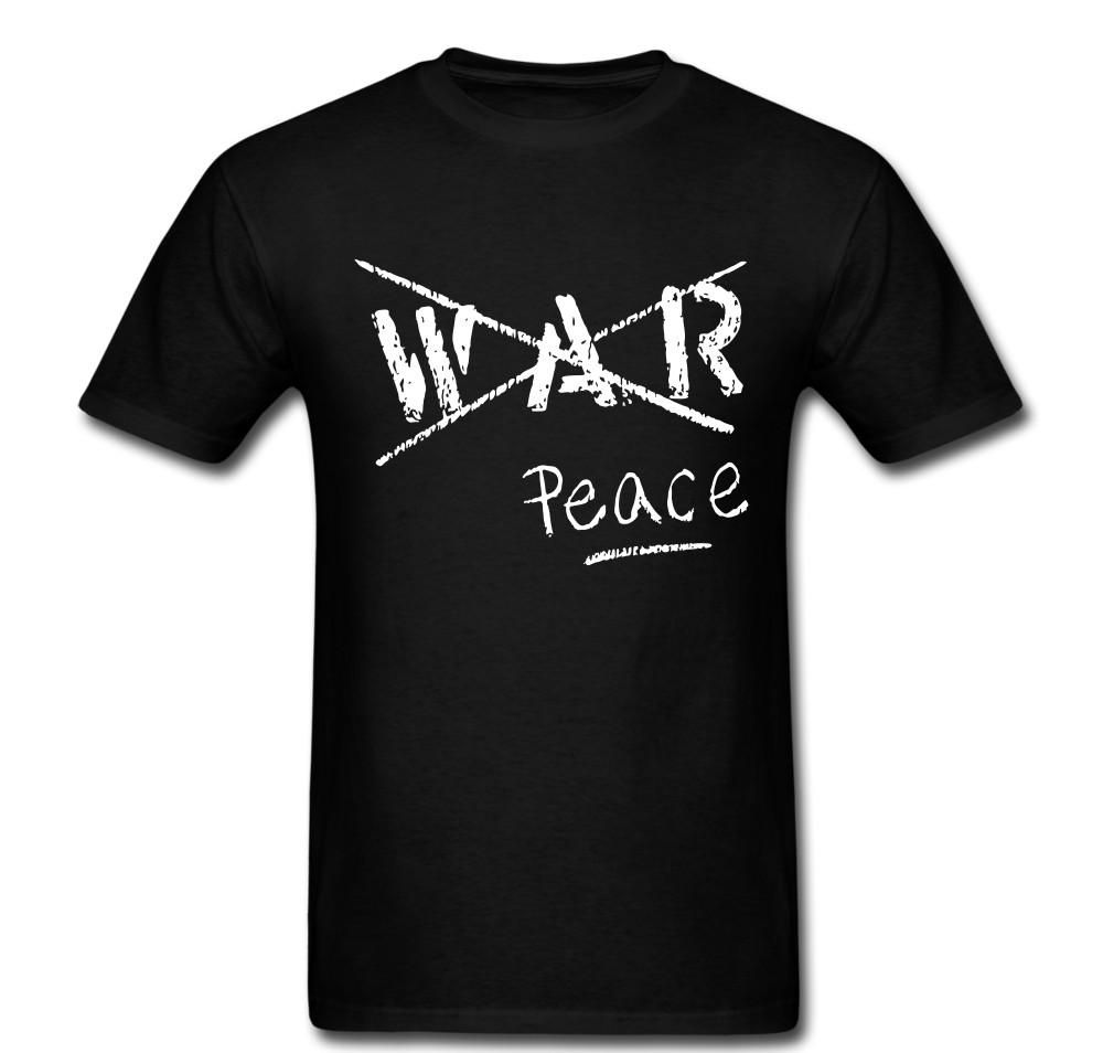 

No war peace love life happy help T shirt tee Unisex 2XL