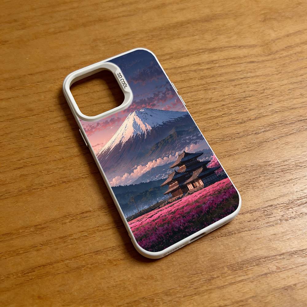 Japanese Mount Fuji Phone Case for iPhone 17 16 15 14 13 12 11 Pro Plus Max Air Mini X XS Soft Silicone Cover iPhoneXR