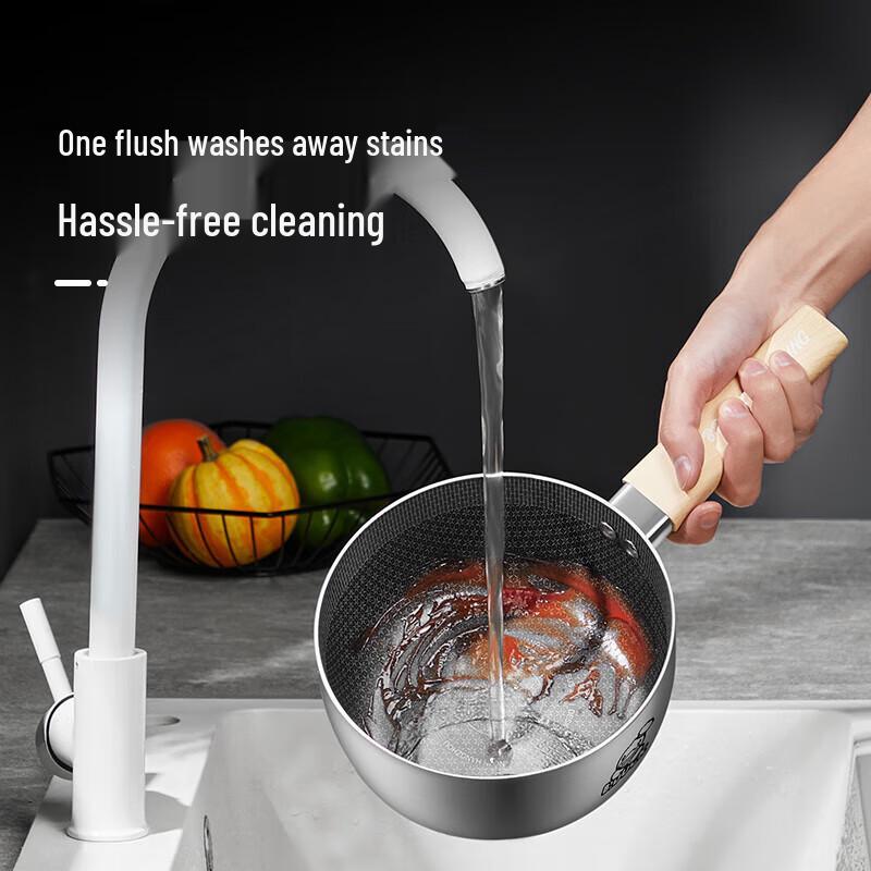 Chuidahuang 18cm Kleine Gelbe Ente 316 Mehrschichtiger Stahl Milchtopf