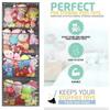 New Large Size Wall-Mounted Storage Bag 4-Layers Hanging Design Organizer Mesh Display Kid's Dolls