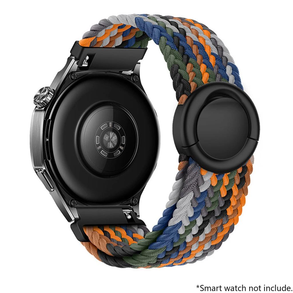 18mm 20mm 22mm Pasek pętla z plecionego nylonu do Huawei Watch GT5/GT4 Pro Klamra spadochronowa Wygodny pasek do Samsung Watch 7 6 5 4