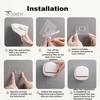 Self Draining Soap Holder Strong Load-bearing Easy To Install Bathroom Wall Mounted Soap Box Tray Container