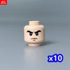 Custom Build Bricks Printed Head Face Expression 4cm Action Figure Body Part DIY Educational Toy Creating Bricks Toysets Ideal For Youngsters Gift
