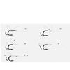 10Pcs/ Sets Japanese Fishing Hook and Mother Hook Fishing Gear Supplies Fishing Lures