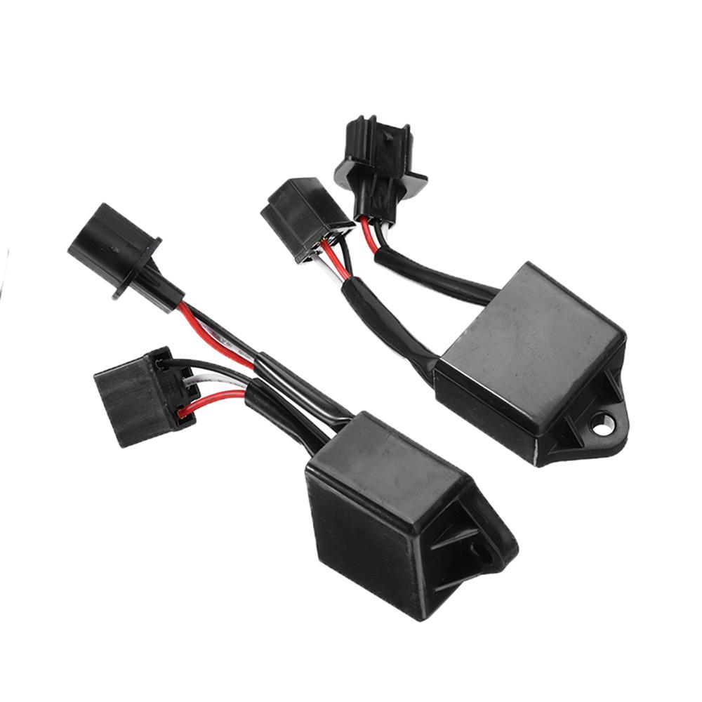 2 Pcs Canbus Relay H4 to H13 Anti Flicker Harness Decoder Kit For LED Headlight