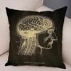 Home Decor Anatomy-Themed Digital Printed Pillow Covers Pattern Cushion Cover Suitable For Sofa Bedroom Car Pillow Cover