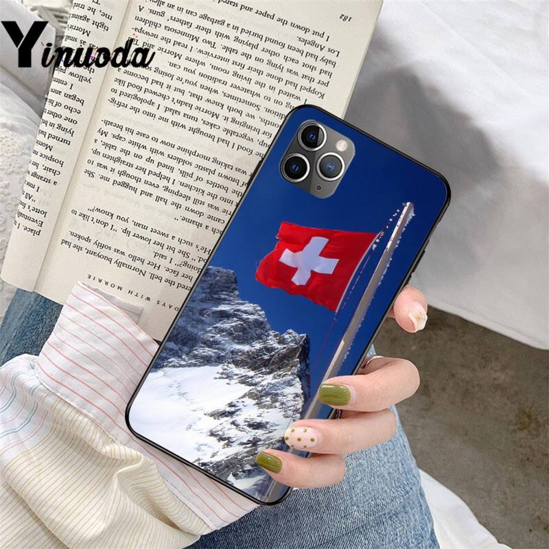 Czech Republic switzerland germany flag Phone Case for iphone 13 12 8 7 6 6S Plus X XS MAX 5 5S SE XR 11 11 12 pro promax