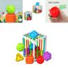 Montessori Rainbow Shape Blocks Sorting Game For Baby's Motor Skill Development